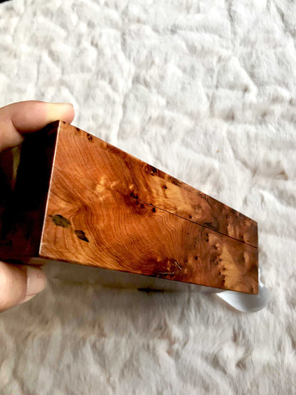 Moroccan Jewelry thuya box wood,gift Box with lock,Gift idea,hight quality Thuya wood jewellery Box with key,Thuya tree,gift idea