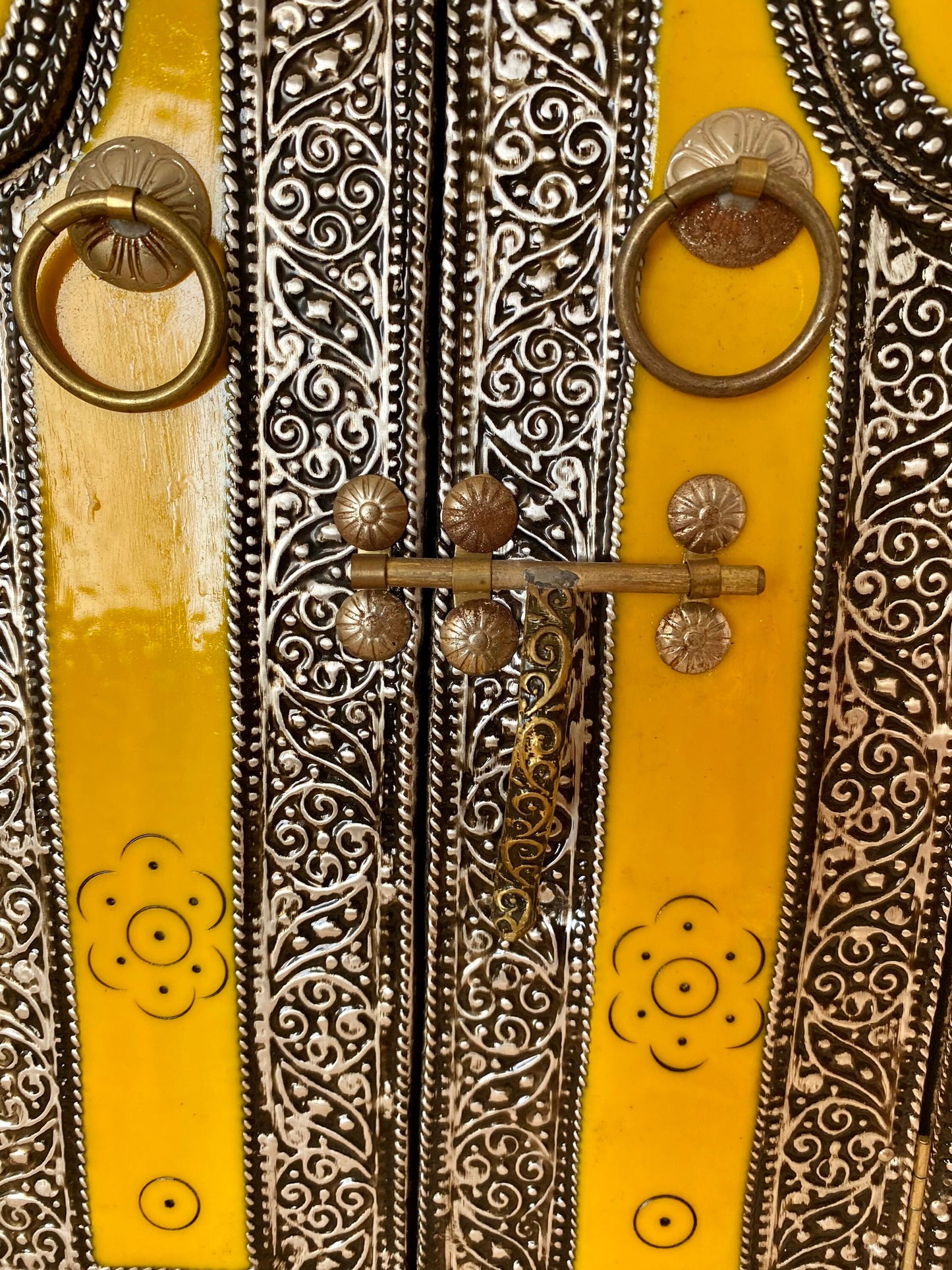16"x10" Moroccan Metal Mirror Geometric pattern mirror,Exotic Artisanal Wall mirror,Handmade Unique Decorative Copper metal wall mirror