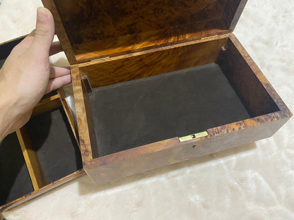 Personalized wooden box with Elegance Redefined Luxury Leather-Lined Wooden Boxes for Your Treasures