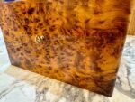 Jewellery Box Organizer with Key, Handcrafted Thuya Wood - Image 4