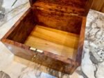 Jewellery Box Organizer with Key, Handcrafted Thuya Wood - Image 8