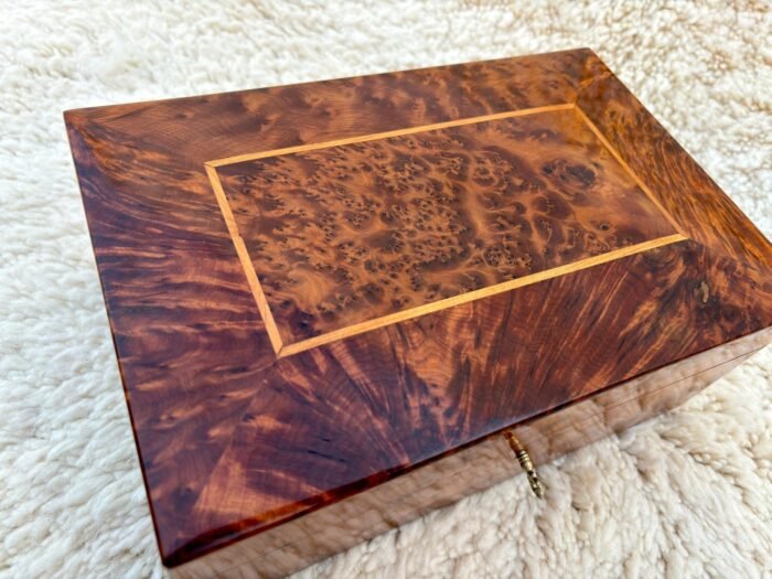 Jewelry Thuya Wooden Box Organizer – Luxury Jewelry Wooden Box