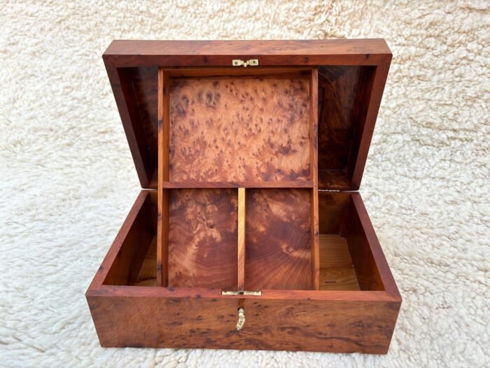 Jewelry Thuya Wooden Box Organizer – Luxury Jewelry Wooden Box