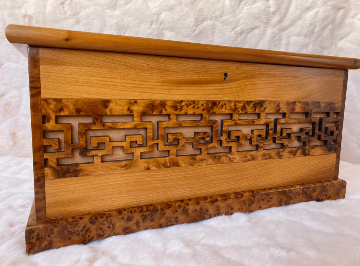 Jewelry Storage Thuya Wooden Box Organizer – Handmade Moroccan Box - Image 4