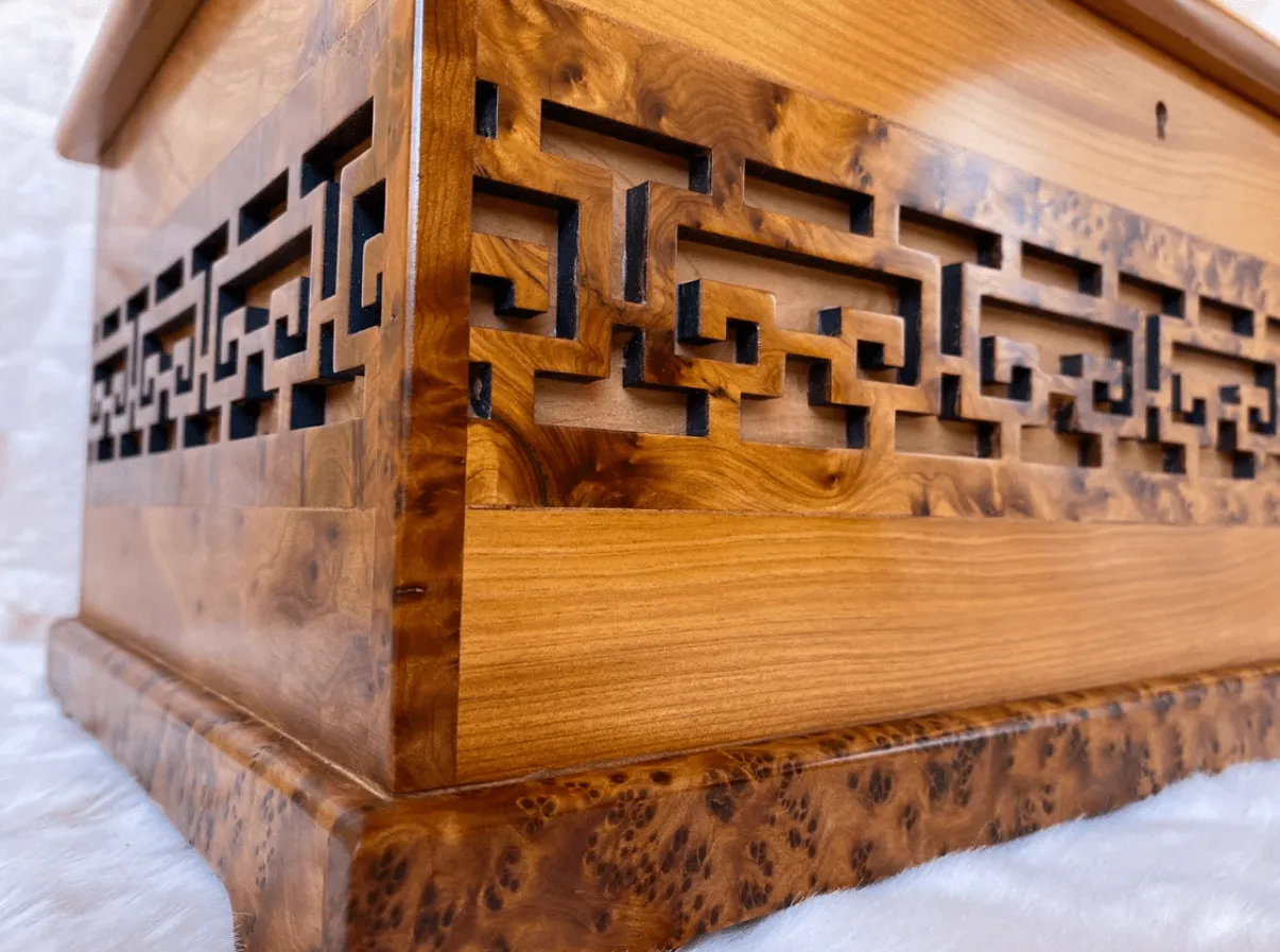 Jewelry Storage Thuya Wooden Box Organizer – Handmade Moroccan Box - Image 5