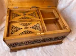 Jewelry Storage Thuya Wooden Box Organizer – Handmade Moroccan Box - Image 6