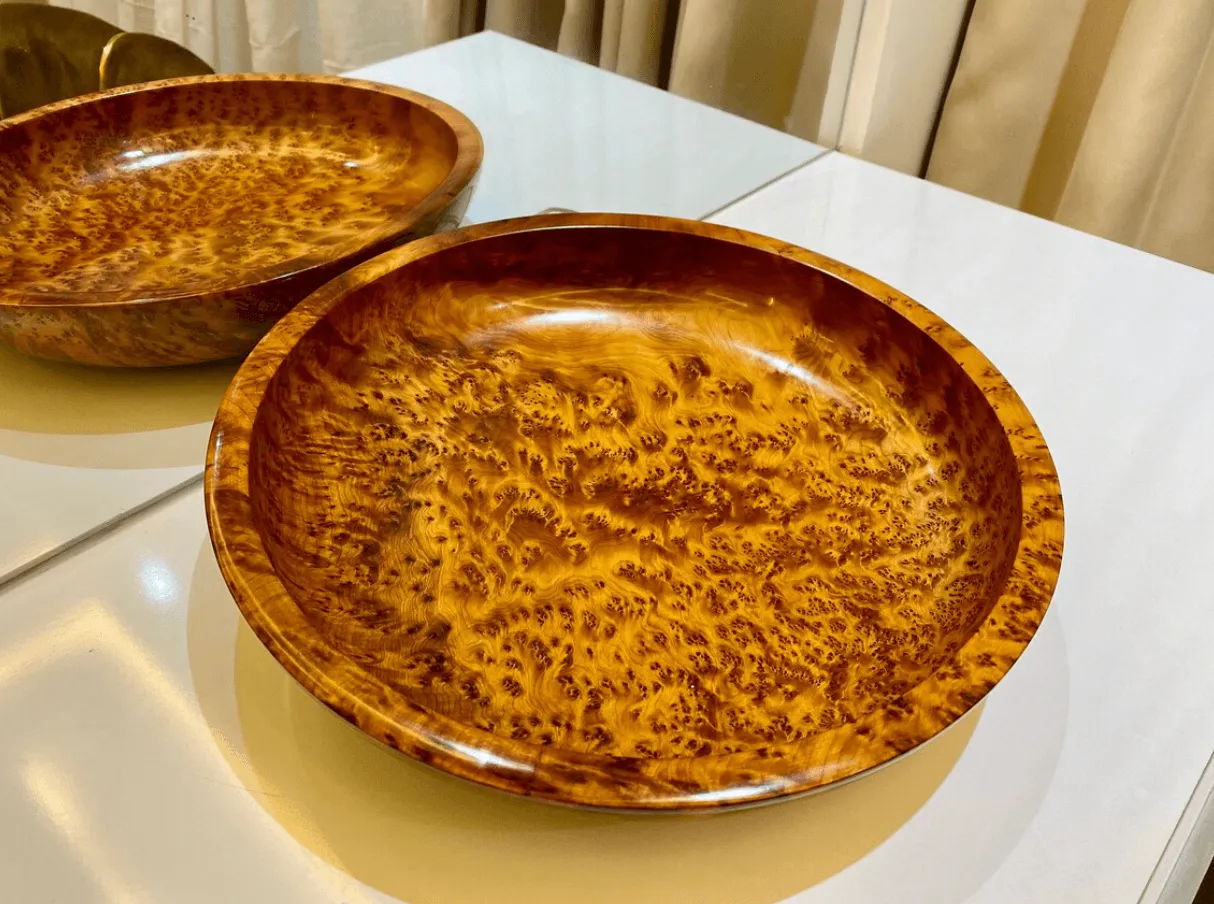 large wooden bowl