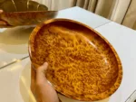 Large Wooden Bowl - Handmade Thuya Burl Bowl - Image 3