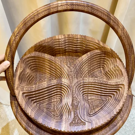 walnut wooden table