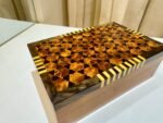 Jewellery Burl Wooden Box Organizer, Perfect Keepsake Gift - Image 2