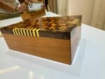Jewellery Burl Wooden Box Organizer, Perfect Keepsake Gift - Image 3