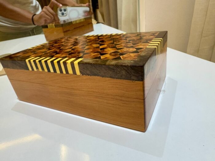 Jewellery Burl Wooden Box Organizer, Perfect Keepsake Gift - Image 3