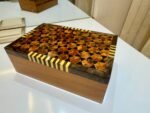 Jewellery Burl Wooden Box Organizer, Perfect Keepsake Gift - Image 4