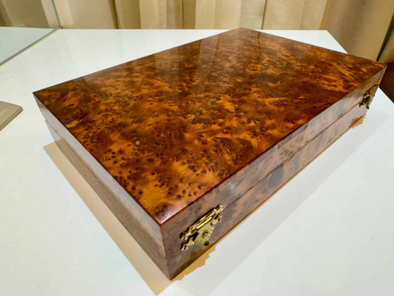 Pencil Wooden Case – Handmade Thuya Wood Pencil Box - Image 3