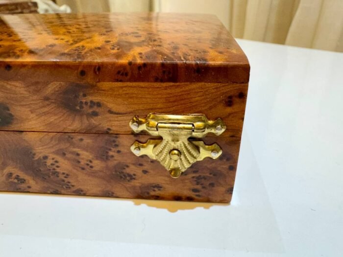 Pencil Wooden Case, Thuya Wood Pencil Box Gift Idea - Image 6