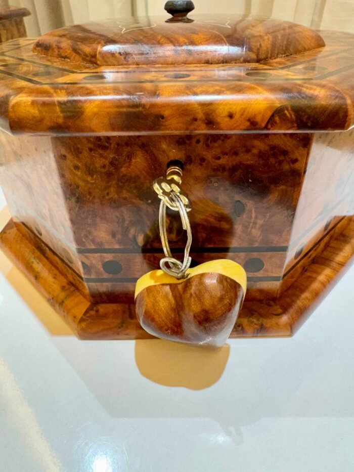 Jewelry Boxes For Women, Elegant Organizer with Key – Luxury Jewelry Wooden Box