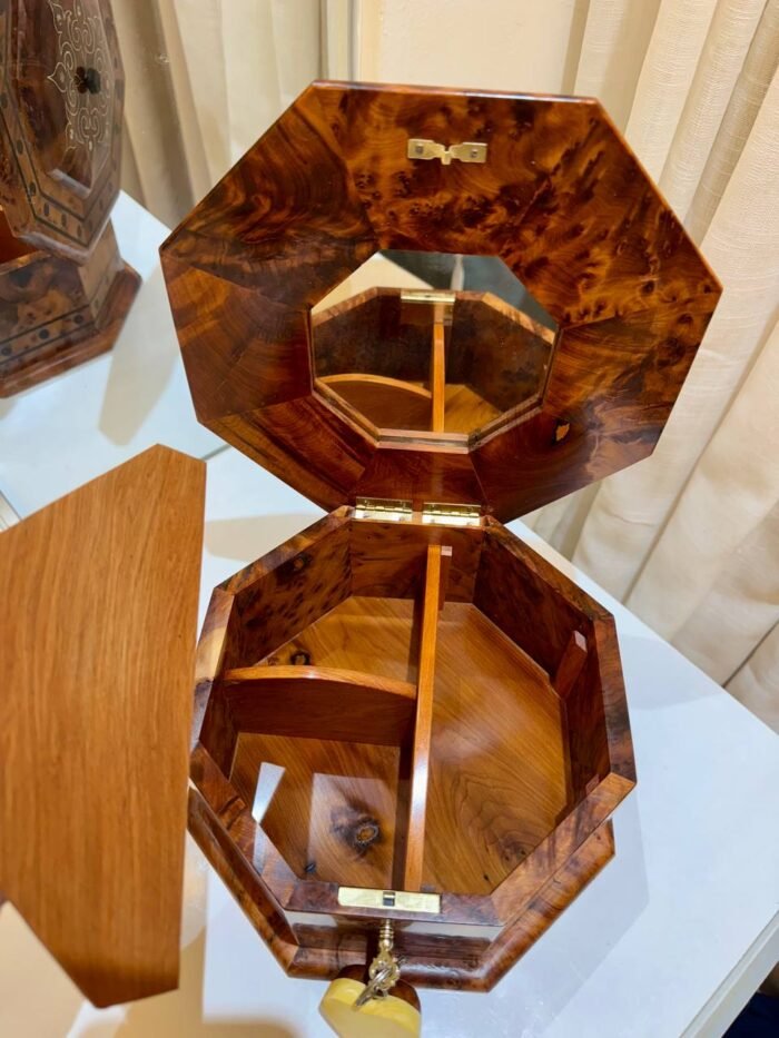Jewelry Boxes For Women, Elegant Organizer with Key – Luxury Jewelry Wooden Box