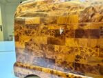 Mexican Wooden Box, Thuya Wood Organizer with Key - Image 4