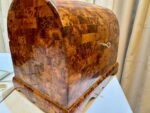 Mexican Wooden Box, Thuya Wood Organizer with Key - Image 5