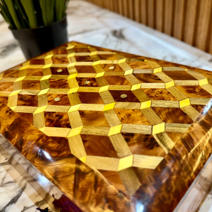 wooden burl Jewelry Box organizer Wedding gift idea decorative box – Luxury Jewelry Wooden Box