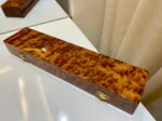 Decorative Wood Box – Handmade Thuya Watch Organizer - Image 5