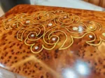 Wooden Trinket Box - Handmade Moroccan Thuya Small Box - Image 5