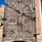 Handcrafted Moroccan Wood Cabinet