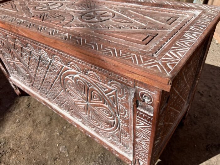Handmade Berber Storage , Custom Moroccan Wood Cabinet , Elegant Rustic Boho Furniture – Luxury Jewelry Wooden Box