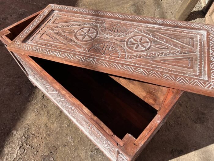 Handmade Berber Storage , Custom Moroccan Wood Cabinet , Elegant Rustic Boho Furniture – Luxury Jewelry Wooden Box