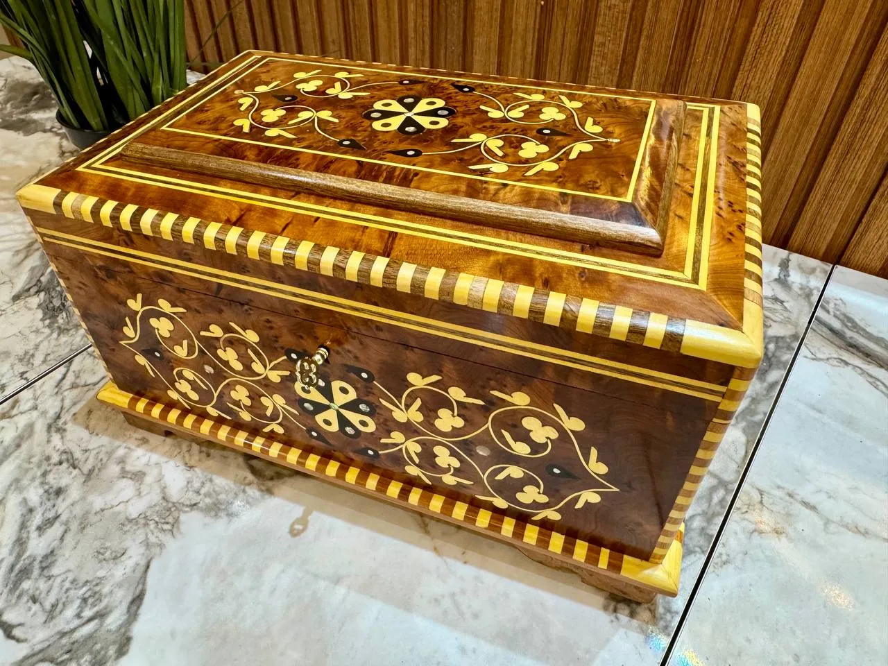 Wooden Box With Lid