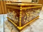 Wooden Box With Lid - Handmade Thuya Keepsake Box - Image 3