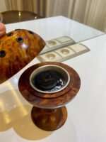 Handcrafted Ball thuya Wood Incense Burner with Slow Release Tub Feature - Image 5