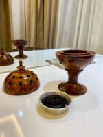 Handcrafted Ball thuya Wood Incense Burner with Slow Release Tub Feature - Image 6