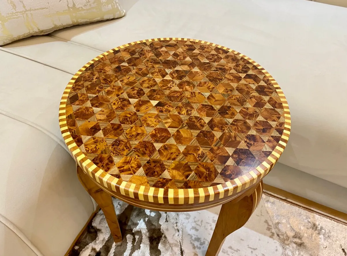 solid wood coffee table