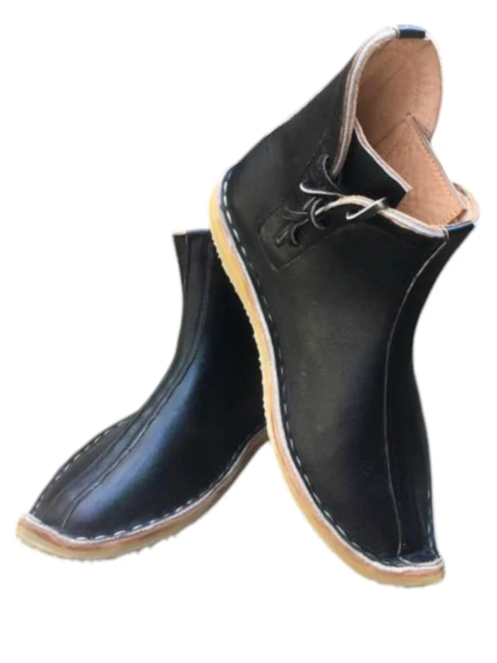 Viking shoes, Medieval Leather Shoes – Luxury Jewelry Wooden Box