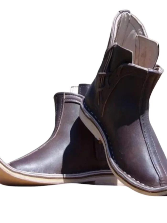 Viking shoes, Medieval Leather Shoes – Luxury Jewelry Wooden Box