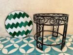 Mosaic coffee Table Handmade Moroccan Round Table for Patio & Indoor - Image 6