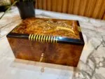 Wooden Memory Box - Handmade Thuya Keepsake Box - Image 2