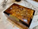 Wooden Memory Box - Handmade Thuya Keepsake Box - Image 4
