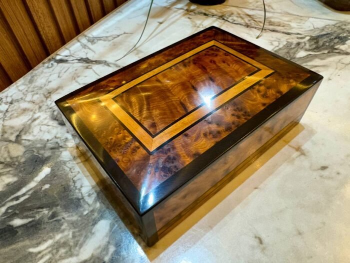 jewellery Box lockable thuya wooden box organizer Gift Box – Luxury Jewelry Wooden Box