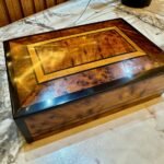 jewellery Box lockable thuya wooden box