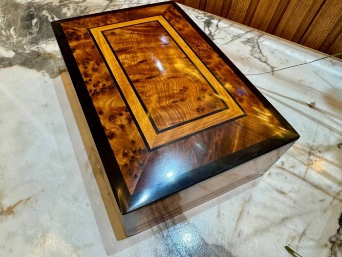 jewellery Box lockable thuya wooden box organizer Gift Box – Luxury Jewelry Wooden Box