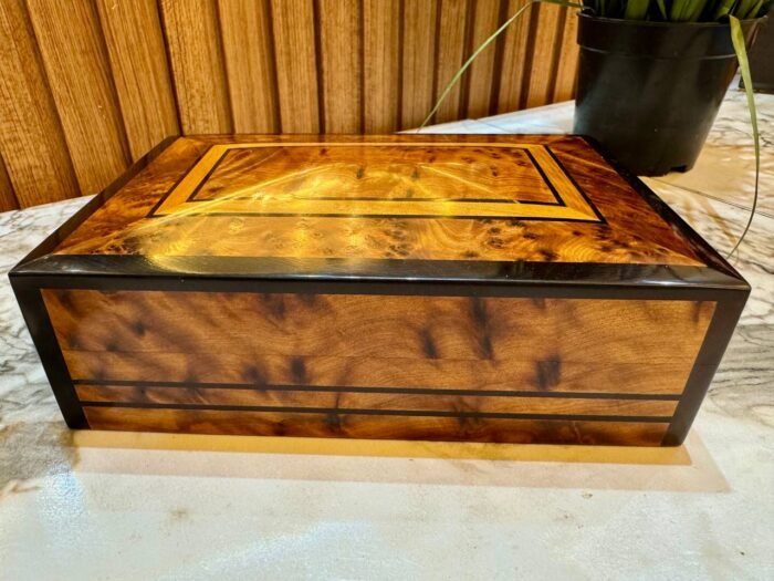 jewellery Box lockable thuya wooden box organizer Gift Box – Luxury Jewelry Wooden Box