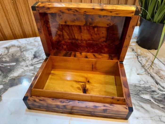 jewellery Box lockable thuya wooden box organizer Gift Box – Luxury Jewelry Wooden Box
