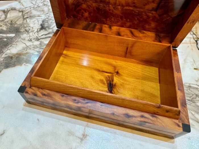 jewellery Box lockable thuya wooden box organizer Gift Box – Luxury Jewelry Wooden Box