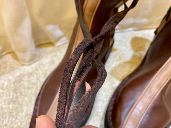 Renaissance boots handmade leather Viking boots – Luxury Jewelry Wooden Box
