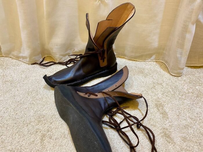 Luxury Medieval Leather Boots Viking – Luxury Jewelry Wooden Box