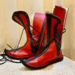 Handmade Viking Medieval Leather Boots