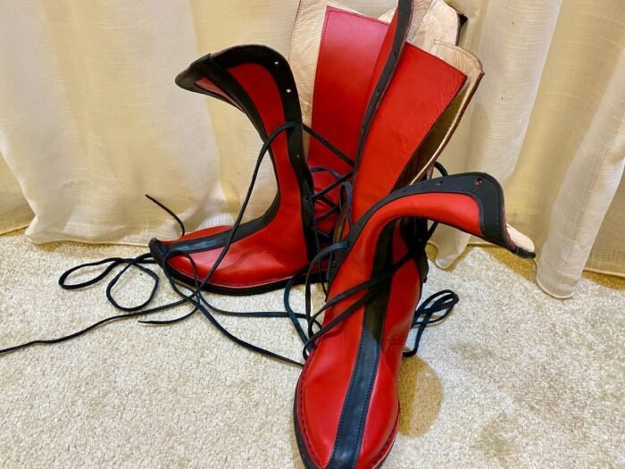 Handmade Viking Medieval Leather Boots Luxury – Luxury Jewelry Wooden Box
