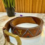 Hand-Painted Leather Belts